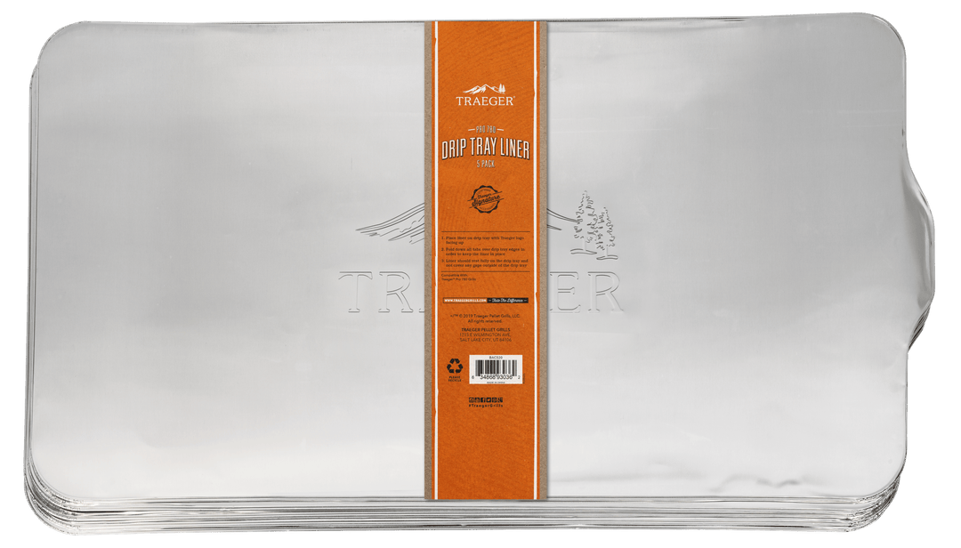Traeger BAC568 Drip Tray Liner - 5 Pack - Pro 780 1 Traeger BAC568 Drip Tray Liner - 5 Pack - Pro 780