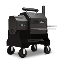 Yoder YS480s W/ Competition Cart (Black) - Pellet Smoker & Grill W/ WiFi
