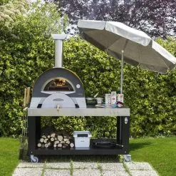 BBQs & Smokers Alfa Forni Wood Fired Oven - Ciao (Silver Grey)