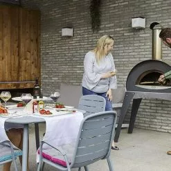 BBQs & Smokers Alfa Forni Wood Fired Oven - Ciao (Silver Grey)