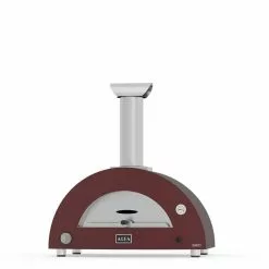 BBQs & Smokers Alfa Forni Gas/Wood Fired Pizza Oven - Brio (Antique Red)