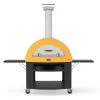 Alfa Forni Wood Fired Pizza Oven - Allegro W/ Base (Fire Yellow) BBQs & Smokers