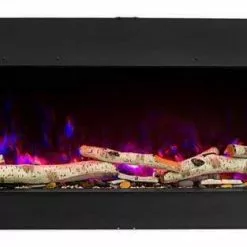 Fireplaces & Heaters Amantii 30" Tru-View Slim 3-sided Indoor / Outdoor Electric Fireplace