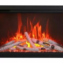 Amantii 33" Traditional Series Electric Fireplace Insert Fireplaces & Heaters