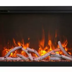 Amantii 38" Traditional Series Electric Fireplace Insert