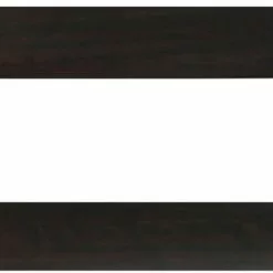 BBQ Accessories Amantii 40" Knotty Black Wood Mantel Surround (40" Panorama Extra Slim) - MAN-BMKB-XS40