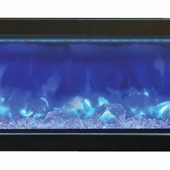 Amantii 40" Panorama Deep Indoor / Outdoor Built-in Electric Fireplace Fireplaces & Heaters