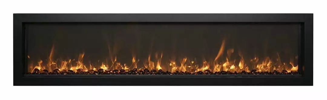 Amantii 40" Panorama Extra Slim Indoor / Outdoor Built-in Electric Fireplace 2 Amantii 40" Panorama Extra Slim Indoor / Outdoor Built-in Electric Fireplace