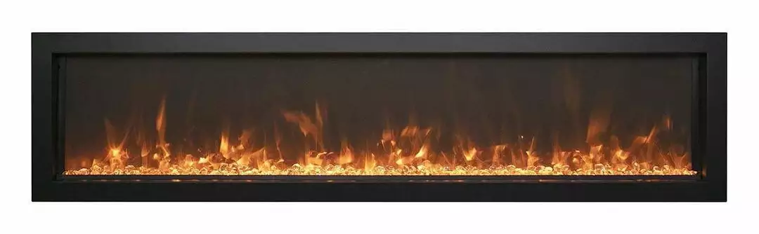 Amantii 40" Panorama Extra Slim Indoor / Outdoor Built-in Electric Fireplace 3 Amantii 40" Panorama Extra Slim Indoor / Outdoor Built-in Electric Fireplace