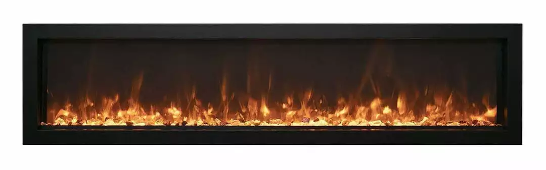 Amantii 40" Panorama Extra Slim Indoor / Outdoor Built-in Electric Fireplace 4 Amantii 40" Panorama Extra Slim Indoor / Outdoor Built-in Electric Fireplace