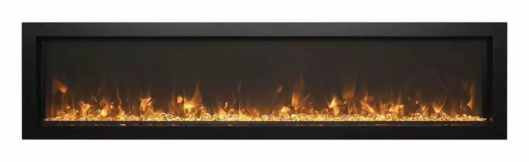 Amantii 40" Panorama Extra Slim Indoor / Outdoor Built-in Electric Fireplace 5 Amantii 40" Panorama Extra Slim Indoor / Outdoor Built-in Electric Fireplace