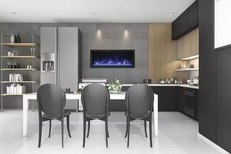 Amantii 40" Panorama Extra Slim Indoor / Outdoor Built-in Electric Fireplace 8 Amantii 40" Panorama Extra Slim Indoor / Outdoor Built-in Electric Fireplace