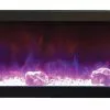 Amantii 40" Panorama Slim Indoor / Outdoor Built-in Electric Fireplace Fireplaces & Heaters