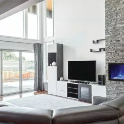 Amantii 40" Panorama Slim Indoor / Outdoor Built-in Electric Fireplace Fireplaces & Heaters