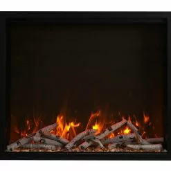 Amantii 44" Traditional Series Electric Fireplace Insert Fireplaces & Heaters