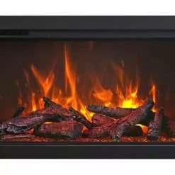 Amantii 48" Traditional Series Electric Fireplace Insert Fireplaces & Heaters