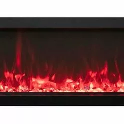 Amantii 50" Panorama Extra Slim Indoor / Outdoor Built-in Electric Fireplace