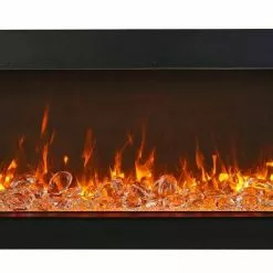 Fireplaces & Heaters Amantii 50" Tru-View Extra Tall 3-sided Indoor / Outdoor Electric Fireplace