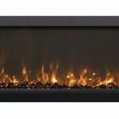 Fireplaces & Heaters Amantii 60" Panorama Extra Slim Indoor / Outdoor Built-in Electric Fireplace