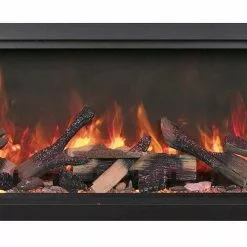 Amantii 60" Symmetry Extra Tall Bespoke Electric Fireplace Fireplaces & Heaters