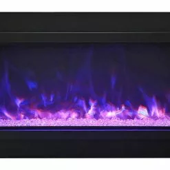 Amantii 72" Panorama Deep Indoor / Outdoor Built-in Electric Fireplace 19 Amantii 72