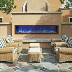 Amantii 72" Panorama Slim Indoor / Outdoor Built-in Electric Fireplace Fireplaces & Heaters