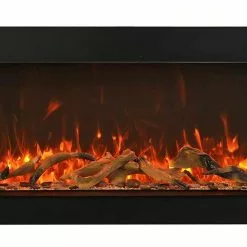 Fireplaces & Heaters Amantii 88" Tru-View Extra Tall 3-sided Indoor / Outdoor Electric Fireplace 13 Fireplaces & Heaters Amantii 88