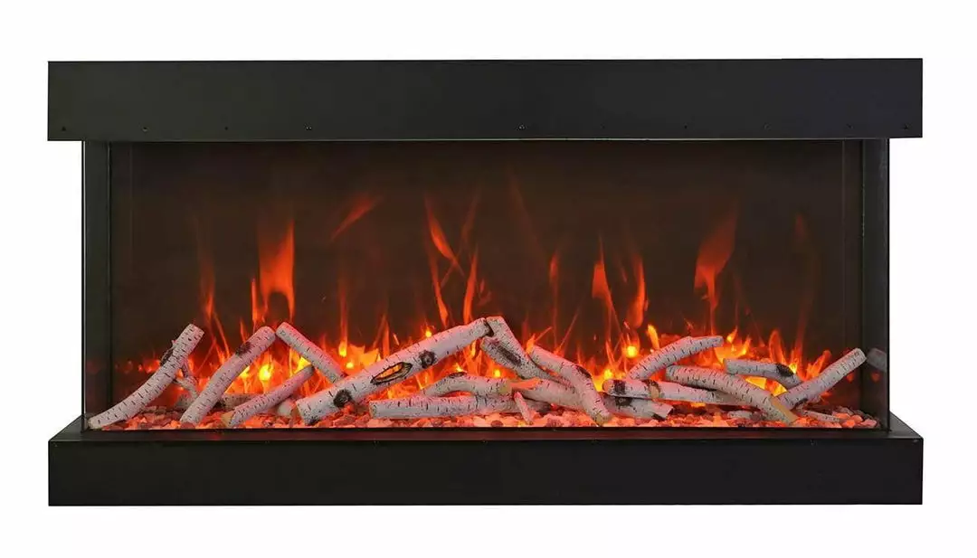 Fireplaces & Heaters Amantii 88" Tru-View Extra Tall 3-sided Indoor / Outdoor Electric Fireplace 5 Fireplaces & Heaters Amantii 88" Tru-View Extra Tall 3-sided Indoor / Outdoor Electric Fireplace