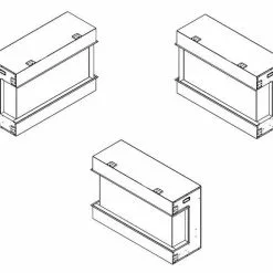 Fireplaces & Heaters Amantii 88" Tru-View Extra Tall 3-sided Indoor / Outdoor Electric Fireplace 18 Fireplaces & Heaters Amantii 88