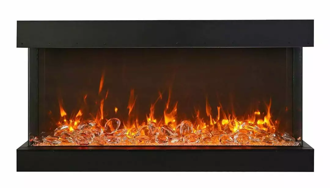 Fireplaces & Heaters Amantii 88" Tru-View Extra Tall 3-sided Indoor / Outdoor Electric Fireplace 1 Fireplaces & Heaters Amantii 88" Tru-View Extra Tall 3-sided Indoor / Outdoor Electric Fireplace