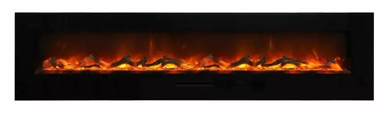 Fireplaces & Heaters Amantii 88" Wall/Flush-Mount Electric Fireplace 3 Fireplaces & Heaters Amantii 88" Wall/Flush-Mount Electric Fireplace
