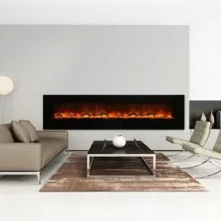 Fireplaces & Heaters Amantii 88" Wall/Flush-Mount Electric Fireplace 9 Fireplaces & Heaters Amantii 88