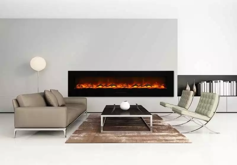 Fireplaces & Heaters Amantii 88" Wall/Flush-Mount Electric Fireplace 5 Fireplaces & Heaters Amantii 88" Wall/Flush-Mount Electric Fireplace