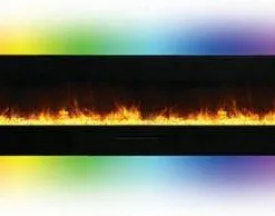 Amantii 88" Wall/Flush-Mount Linear Electric Fireplace W/ Steel Surround 9 Amantii 88