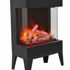 Amantii Cube 3-Sided Electric Fireplace