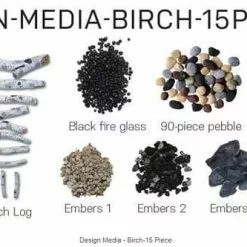 Amantii Designer Birch Media Kit - DESIGN-MEDIA-BIRCH-15PCE