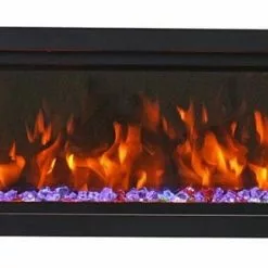 Amantii Symmetry Bespoke 74" Electric Fireplace
