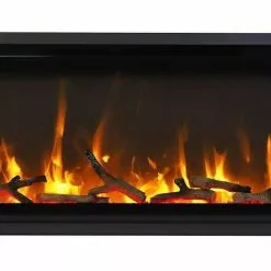 Amantii Symmetry Extra Slim Electric Fireplace (60") Fireplaces & Heaters