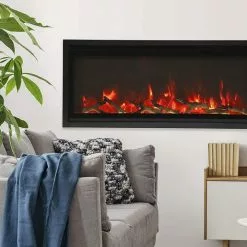 Amantii Symmetry Extra Slim Electric Fireplace (60