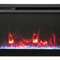 Fireplaces & Heaters Amantii Traditional Xtraslim – 26” Electric Fireplace TRD-XS-26