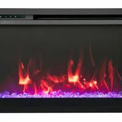 Fireplaces & Heaters Amantii Traditional Xtraslim – 26” Electric Fireplace TRD-XS-26