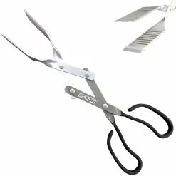 BBQ Croc 3 In 1 Barbecue Tong, 15-inch, Black BBQ Accessories