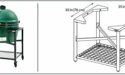 Big Green Egg BGE 2XL Egg Modular Frame W/Wire Insert 121837 Cooking Grates, Grids & Grills