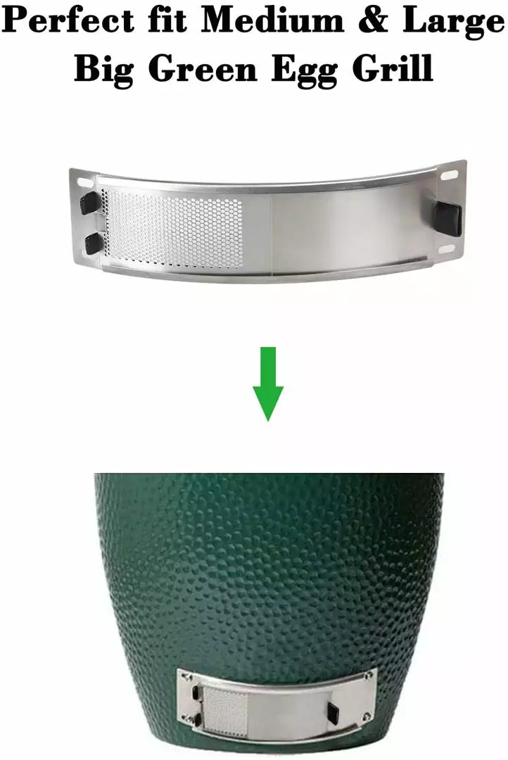 Big Green Egg BGE Draft Door Replacement Kit 2XL-XL For EGG's 2019 Or Older 122889 5 Big Green Egg BGE Draft Door Replacement Kit 2XL-XL For EGG's 2019 Or Older 122889
