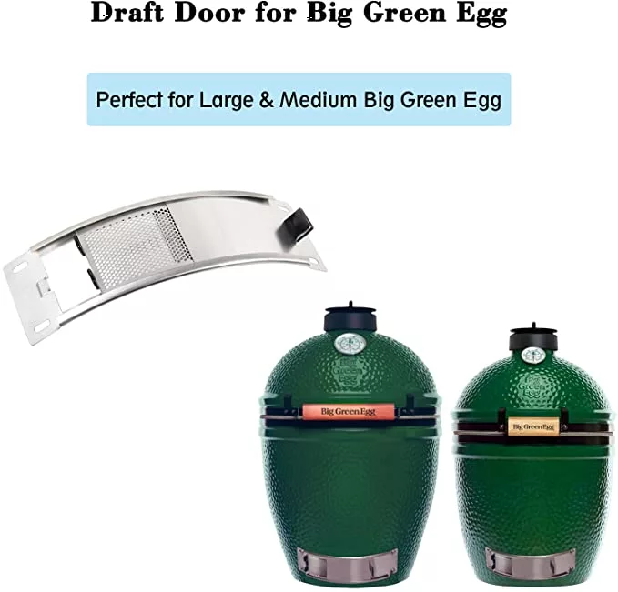 Big Green Egg BGE Draft Door Replacement Kit 2XL-XL For EGG's 2019 Or Older 122889 4 Big Green Egg BGE Draft Door Replacement Kit 2XL-XL For EGG's 2019 Or Older 122889