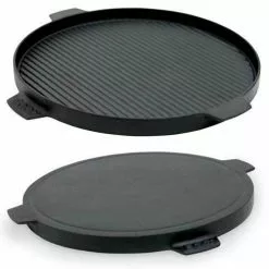 Big Green Egg 117656 Dual Sided Iron Plancha Griddle 14"