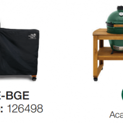 Big Green Egg 126498 Universal-Fit EGG Cover E (Large EGG Acacia Table) BBQ Accessories