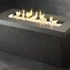 Fireplaces & Heaters National Energy Equipment Tog Fire Pit Table Key Largo Linear Midnight Mist (19 1/2 X 48 X 23 3/4 ) FST KL-1242-MM-BLK-K