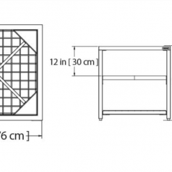 Big Green Egg-Extra Large Egg Frame BBQ Replacement Parts