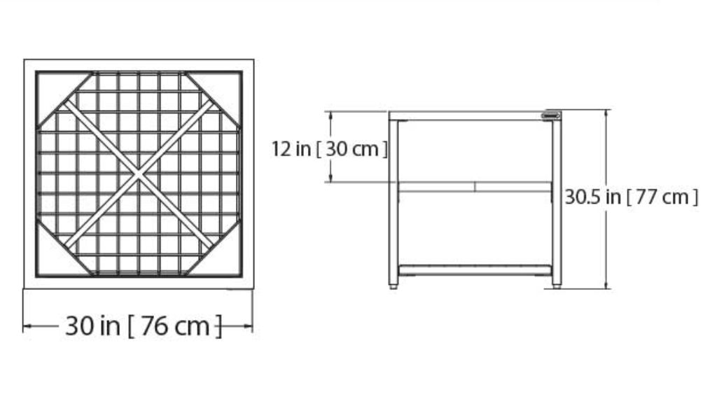 Big Green Egg-Extra Large Egg Frame BBQ Replacement Parts 2 Big Green Egg-Extra Large Egg Frame BBQ Replacement Parts